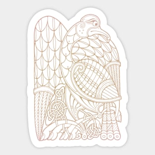 Celtic Bird: Book of Kells Style Sticker